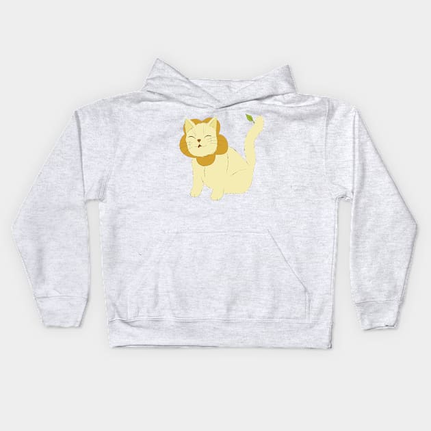 dandeLION Kids Hoodie by annoyingarts